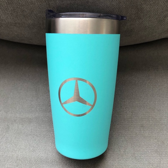 Mercedes Benz Genuine OEM Insulated Tumbler Teal 20 oz - Picture 4 of 4